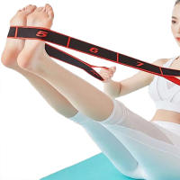 Cinturón De Estiramiento De Yoga Con Bandas De Resistencia Para Adultos Alta Elasticidad Multi-segmento Para Fitness Y Ejercicios De Estiramiento - details 1