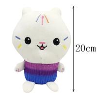 Muñeca De Peluche Gabby Dollhouse Juguete De Dibujos Animados Gato Sonriente Muñeca Para Niñas Regalo De Cumpleaños Para Niños Relleno De Algodón PP Tamaño 20 Cm Unisex - details 3