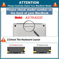 Funda De Teclado Para MacBook Air 13 Pulgadas 2022 2021 2020 Lanzamiento A2337 M1 A2179 Con Touch ID Protección Impermeable Silicona - details 0