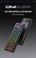 Teclado De Juego Onikuma G67 Switch Magnético 8KHz 0.02mm Sin Ruido Luces De Encendido 67 Teclas Compacto Y Contraídas - details 0
