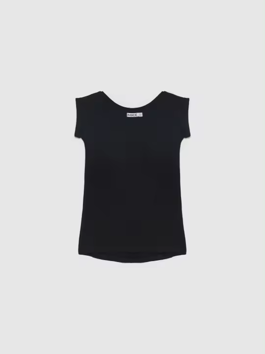 Camiseta básica de manga corta con cuello redondo INSIDE - 1