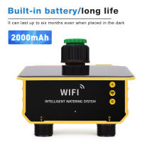 Controlador De Riego Inteligente WIFI Con Sensor De Lluvia Y Carga Solar Para Jardín Y Granjas Timer Automático De Rociado Exterior - details 4