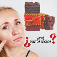 2 Jabones Artesanos Naturales de Arcilla Roja. PumarShop Cinnia Natura. Piel Grasa. Acné. Puntos Negros - details 1