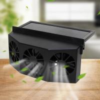 Ventilador De Escape Para Coche Recargable Por USB Y Solar Circulación De Aire Enfriamiento Y Disipación De Calor Alta Potencia 2/3 Ventilador De Ventilación Frontal - details 1