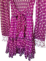 Savage Culture vestido para mujer,semitransparente ,topos - details 2
