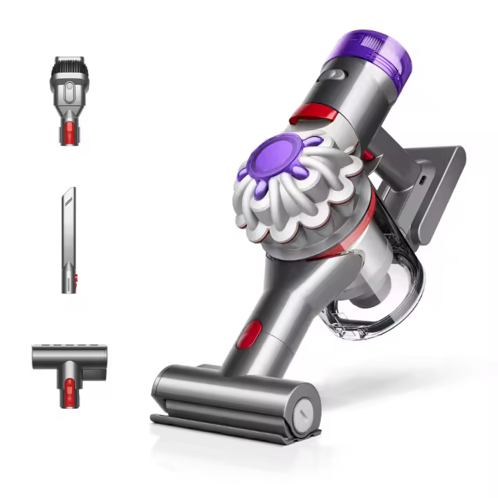 Dyson Car+Boat Aspiradora de mano potente, versátil, con filtración 99,99%, Plata - 1