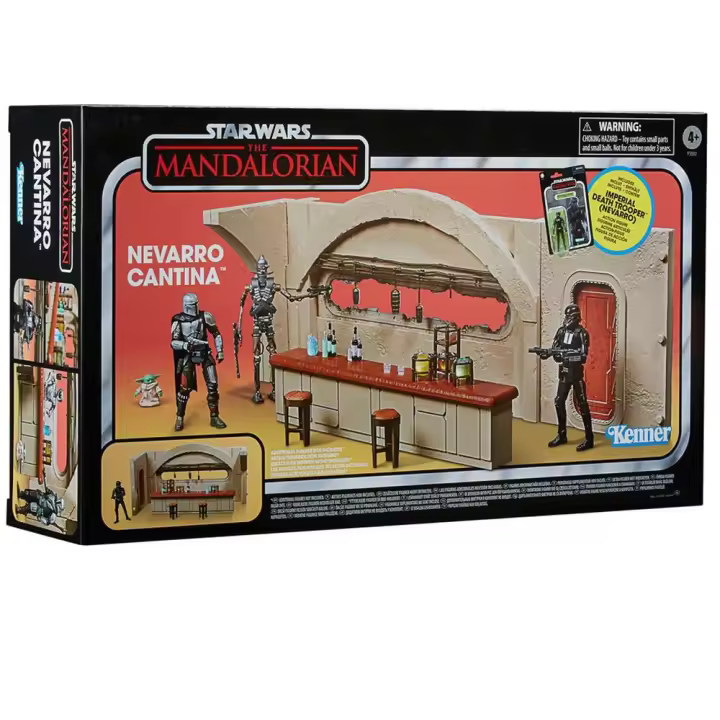Escenario Nevarro Cantina  figura Imperial Death Trooper Mandalorian Star Wars - 1