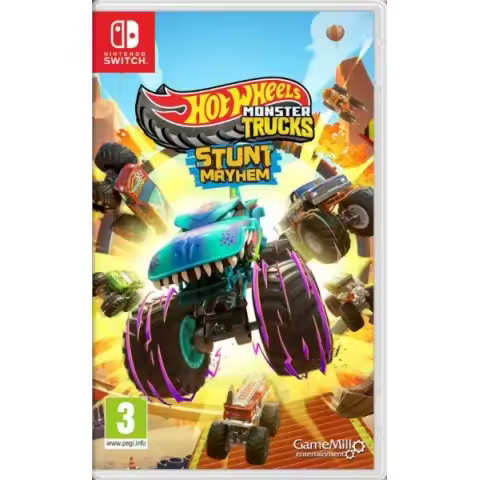 Hot Wheels Monster Trucks: Stunt Mayhem Juego Fisico para Consola Nintendo Switch [ PAL ESPAÑA ] - 1