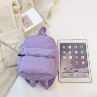 Mochila De Nylon De Color Sólido Para Mujer Estilo Preppy Mini Rucksacks Con Cierre De Cremallera Y Manija Suave Capacidad Bajo 20 Litros - details 4