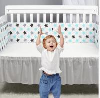1 paquete de parachoques para Cuna de Bebe con estampado de Casita, protección para Cuna de Bebe, decoración para habitación de niños - details 2
