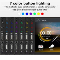 Radio De Coche Universal 1 DIN Con Bluetooth Y Android Auto Carplay Reproductor Multimedia MP5 Dual USB 7 Pulgadas FM MirrorLink - details 3