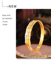 Pulsera personalizada de Maple Titanium con diseño Geométrico de Bambú empalmado, Luz minimalist y Estilo - details 7