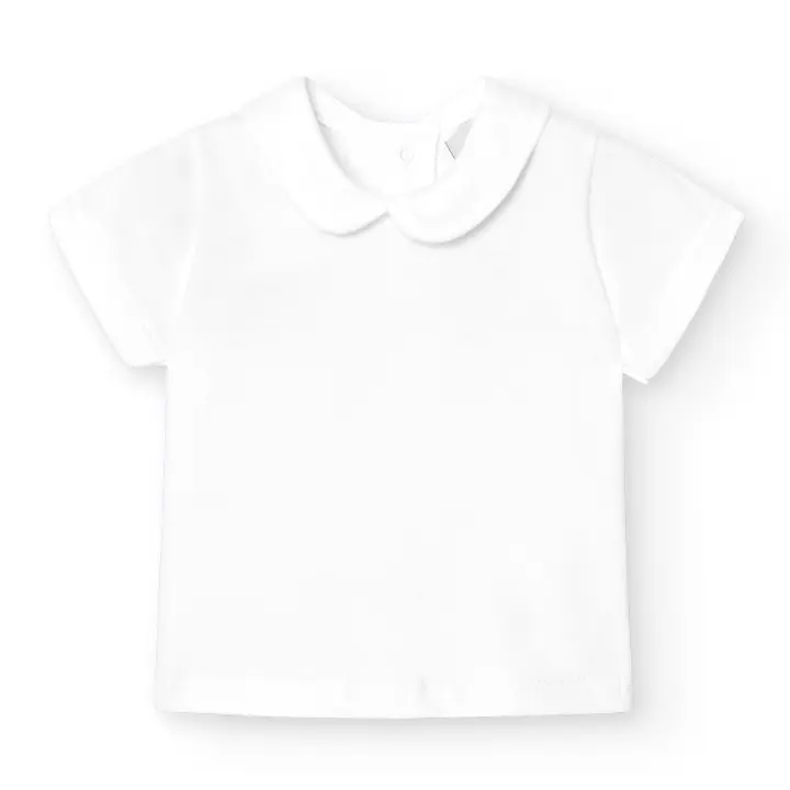 Basicos Babidu pack de 2 camisetas manga corta cuello bebé - 1