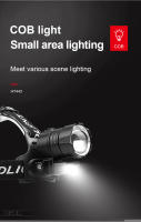 Linterna Frontal LED Potente XHP199 Con USB Recargable 18650 Para Pesca Y Camping Fuente De Luz LED XHP160 Ángulo De Haz 180° Impermeable - details 6