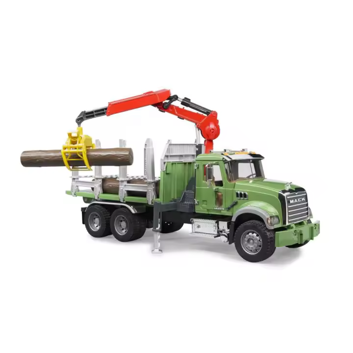 Bruder Mack Forestal Grua - Transporte de Madera Escala 1:16 - Correpasillos - 1