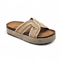 Emilie shoes, sandalias cuña con plataforma de yute, para mujer uso casual, ideal para un look de verano  a España Vacación Elegante De moda Bohemio Vacación De moda Guay Moda Oriental Elegante Trenzado Plain Bohemian Vacation Bohemio Fie - details 9
