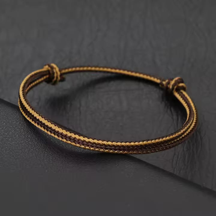  Pulsera De Hilo Tejido Grade a Para Hombres 3mm Pulsera Casual De Deporte Al Aire Libre Regalo Perfecto Para Él Accesorios Hombre Joias - 1