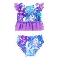 3PCS Traje De Sirena Para Niñas Traje De Baño Princesa Conjunto De Natación Polyester Elastane Estilo Mermaid Summer Swimable - details 23