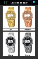 Reloj Digital Elegante Para Mujer En Oro Y Plata De Acero Inoxidable Reloj De Pulsera Electrónico Para Negocios Y Hombres - details 36