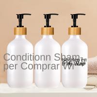 Juego De 3 Dispensadores De Jabón De Plástico Para Baño Botellas De Refacción Para Champú Y Condicionador De Cabello Tamaño 500ml - details 5