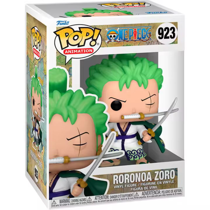 Funko POP! Animation: One Piece - Roronoa Zoro - Figuras Miniaturas Coleccionables Para Exhibición - Idea De Regalo - Mercancía Oficial - Juguetes Para Niños Y Adultos - Fans De Anime - MR POPYE - 1