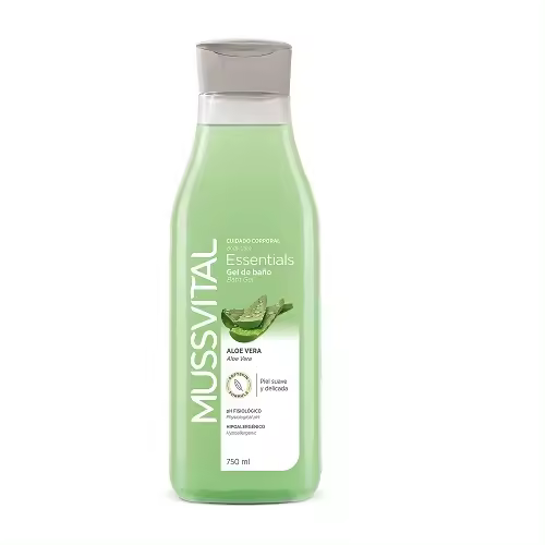 Gel de Baño Mussvital Aloe Vera 750 Ml - Hidratación Óptima - 1