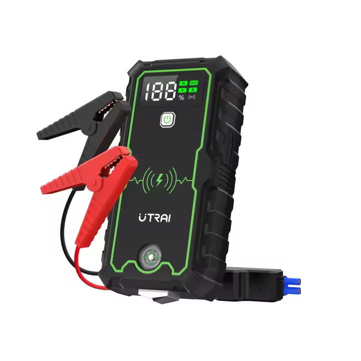 6000A 27000mAh Arrancador Para Coches Portátil Utrai Para Todo Gasolina Diésel Con Pinzas Inteligentes - 1