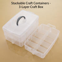 Organizador De Sundries 3 Niveles Desmontable 30 Cajas De Almacenamiento Grande Capacidad Cubierta Anti-Polvo Pila Superior Para Almacenamiento Doméstico - details 1