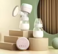 Bomba De Pecho Eléctrica Inteligente Con Alta Succión Bomba De Leche Posparto Portátil Sin Dolor Y Silenciosa Para Mujeres Enfermas - details 3