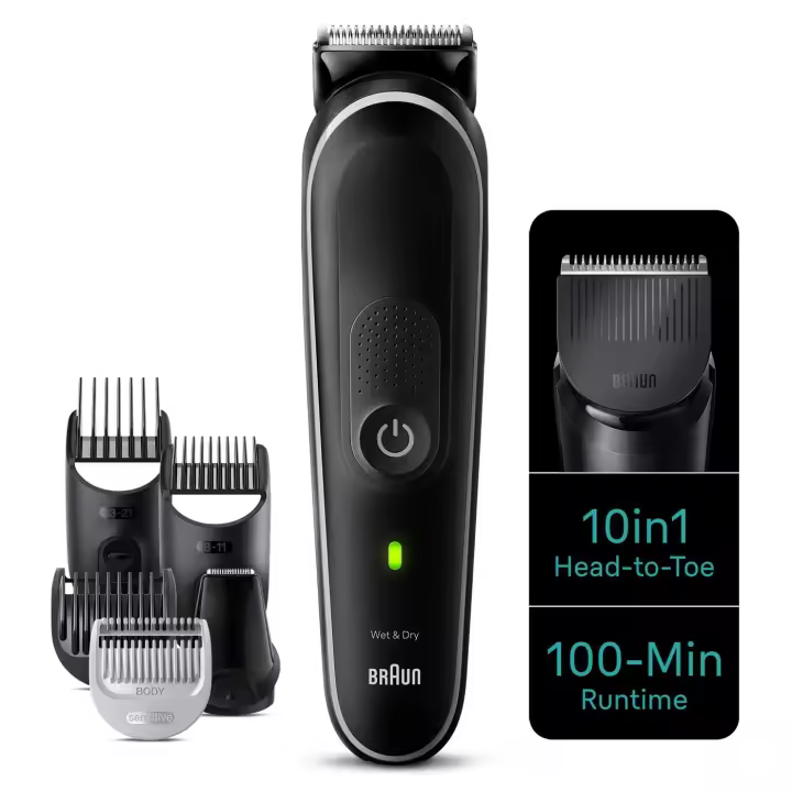 Afeitadora Masculina Braun Mgk5440 + Kingc Pack - 1