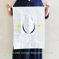 Cubierta De Asiento De Inodoro Desechable Tamaño Grande Adhesivo Soluble En Agua Portátil Para Viajes Y Hoteles Papel Higiénico Para Niños Grueso - details 3