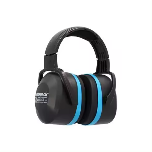 Wolfpack Protector Auditivo Cascos CE SNR 29 Db - Protección Auditiva - Ajustable y Cómodo - 1