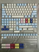155 Keycaps Tema Yogurt Cherry Profile PBT DYE SUB Para Teclado Mecánico MX Switch Custom Code Split ISO Accesorios De Teclado - details 0