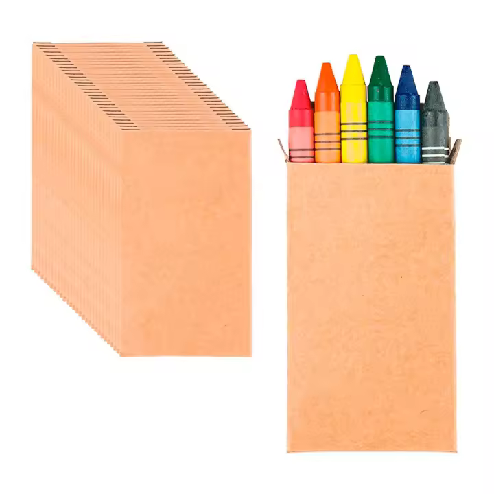 ADRI Lote pack Ceras para dibujar Colores Infantiles 6 Mini Ceras por Caja. Ideal para regalos en Cumpleaños Infantiles, detalles para niños en Bodas,... - 1