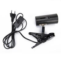 Soporte De Lámpara E27 Para Mascotas Con Luz UVA+UVB Para Tanque De Tortuga Lámpara Calentadora Rotatoria Clip-on De Aluminio Negro Y Blanco 200W - details 6