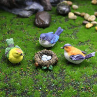 Estatua De Bird Ornament En Resina Para Jardín Adorno Animal DIY Escultura Decoración De Árbol Exterior Estilo Yard Ornament - details 7
