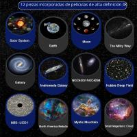 Proyector De Noche Estelar Galaxia Planetas Con 12 Discos De Película Rotación 360° Decoración Para Habitación De Niños Planetario Incluye Luz LED Fuente De Alimentación DC 5V - details 4