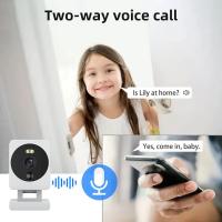 Cámara IP Mini Exterior WiFi 5MP Impermeable Con Audio Bidireccional Y Visión Nocturna HD Para Seguridad Del Hogar Control Remoto a Través De Tuya - details 2