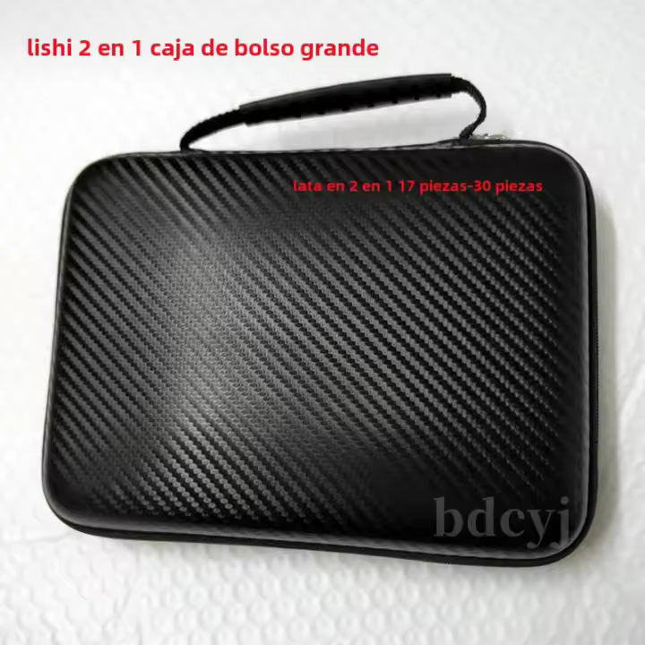 Bolsa Negra 2en1 Decoder Lishi Con Herramientas Vacía Caso De Transporte Para Herramientas Lishi Adecuada Para Canadd17-33 PCS /lot - 1