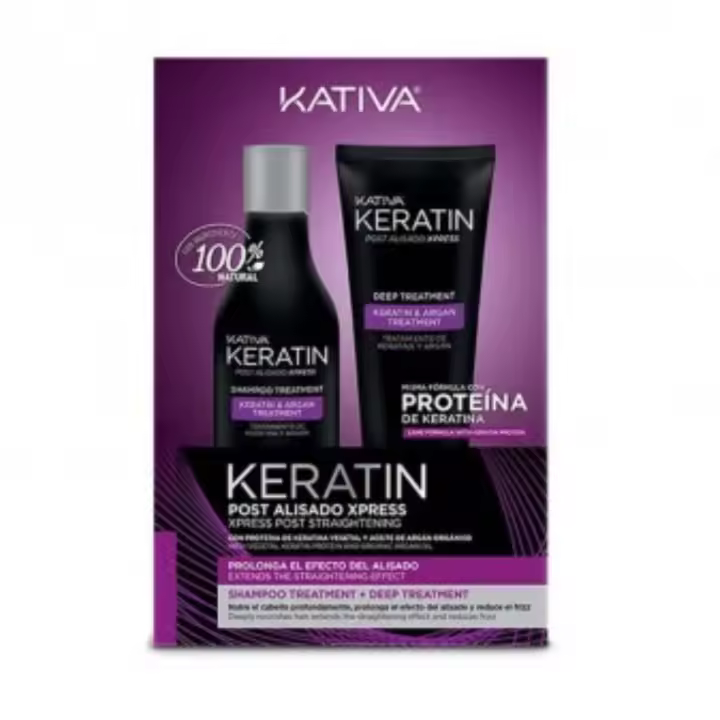 Bellas Extensiones. Post Alisado Xpress Tratamiento/que prolonga el alisado en el cabello.  a base de proteína de keratina vegetal y aceite de argán. - 1
