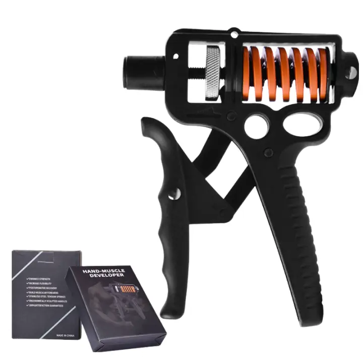 Entrenador De Mano Ajustable 5-165Kg Ejercicio De Fuerza Gripper Expansor De Dedos Para Braza Y Muñeca Con Resorte De Acero Fitness Para Hombres Y Mujeres - 1