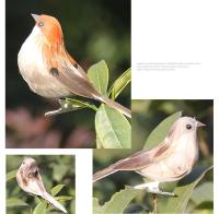 4pcs Simulación De Pájaros De Espuma Realistas Roble Para Jardín Decoración De Jardín Al Aire Libre Ornamentos De Hogar - details 7
