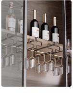 Soporte De Vino Nórdico GIANXI Soporte Para Cristales De Vino De Hierro Minimalista Decorativo Para El Hogar Sin Perforar Inverso - details 4