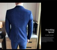 Traje De Moda Para Hombre 2025 (Blazer+Chaleco+Pantalones) Estilo Artístico Casuero Elegante Talla M-5XL Adecuado Para Bodas Y Trabajo - details 41