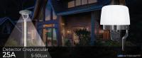 LED ATOMANT Detector con Fotocélula Día/Noche. Sensor de luz ajustable para uso exterior e interior, con protección IP65, ideal para automatizar encendido y apagado de luces según la luz ambiental. Alta eficiencia. - details 0