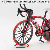 Bicicleta De Montaña De Escala 1:8 Para Niños Juguetes De Aleación De Metal Con Absorción De Choque Regalo Ideal Para Deportes Al Aire Libre - details 4