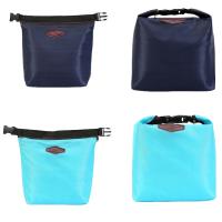 Bolsa De Almuerzo Aislada Térmica De Tela Oxford Portátil Para Picnic Almacenamiento De Comida Bolsa Transporte Sin Utensilios 1pc - details 3