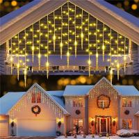 Luces De Navidad LED Colgantes Impermeables Con Pitón De Escalada Para Exterior Luces De Fairy Conectables Para Fiesta De Vacaciones - details 0