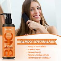 KARSEELL Acondicionador en Crema para el Cabello sin Aclarado Aceite de Argán Proteínas Biotina Pelo Seco y Dañado Pelo encrespado Desenredante Suavidad Brillo Intenso Hidratación Nutrición Reparación - 200ml. - details 0