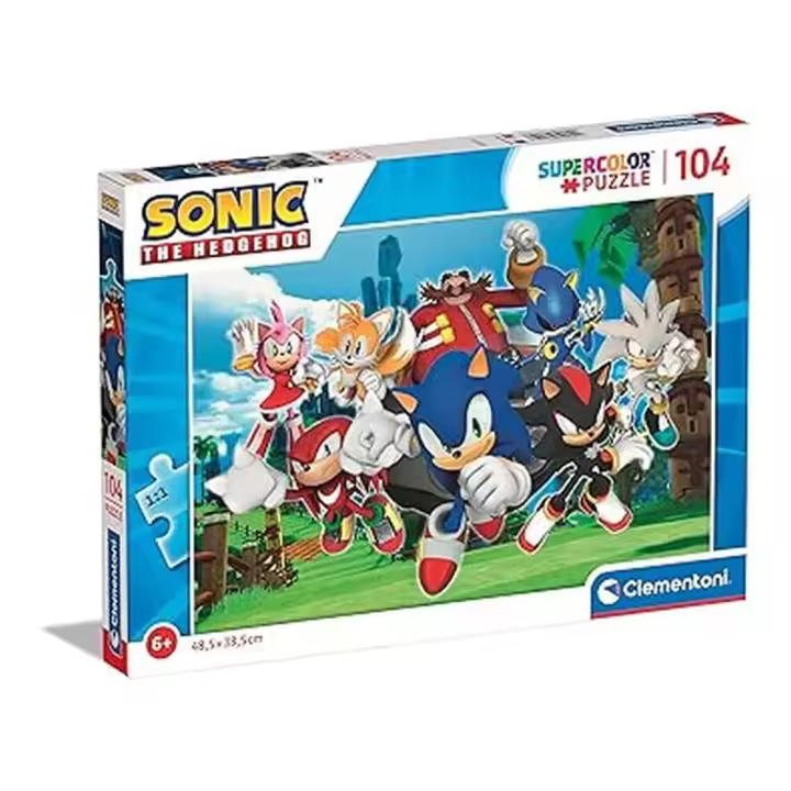 Clementoni Puzzle 104 Piezas Sonic Hedgehog 27159 - 1